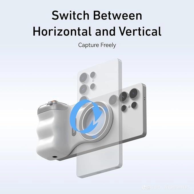 TELESIN Magnetic Hand Grip 2|Phone Camera Phone Holder |Shooting Aid For Android And iOS Phone