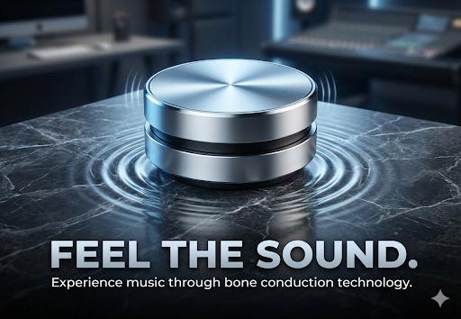 VIKEFON Hummingbird Speaker Conduction Built-in Sound Stereo Portable Speaker Mini Bone Box Mic