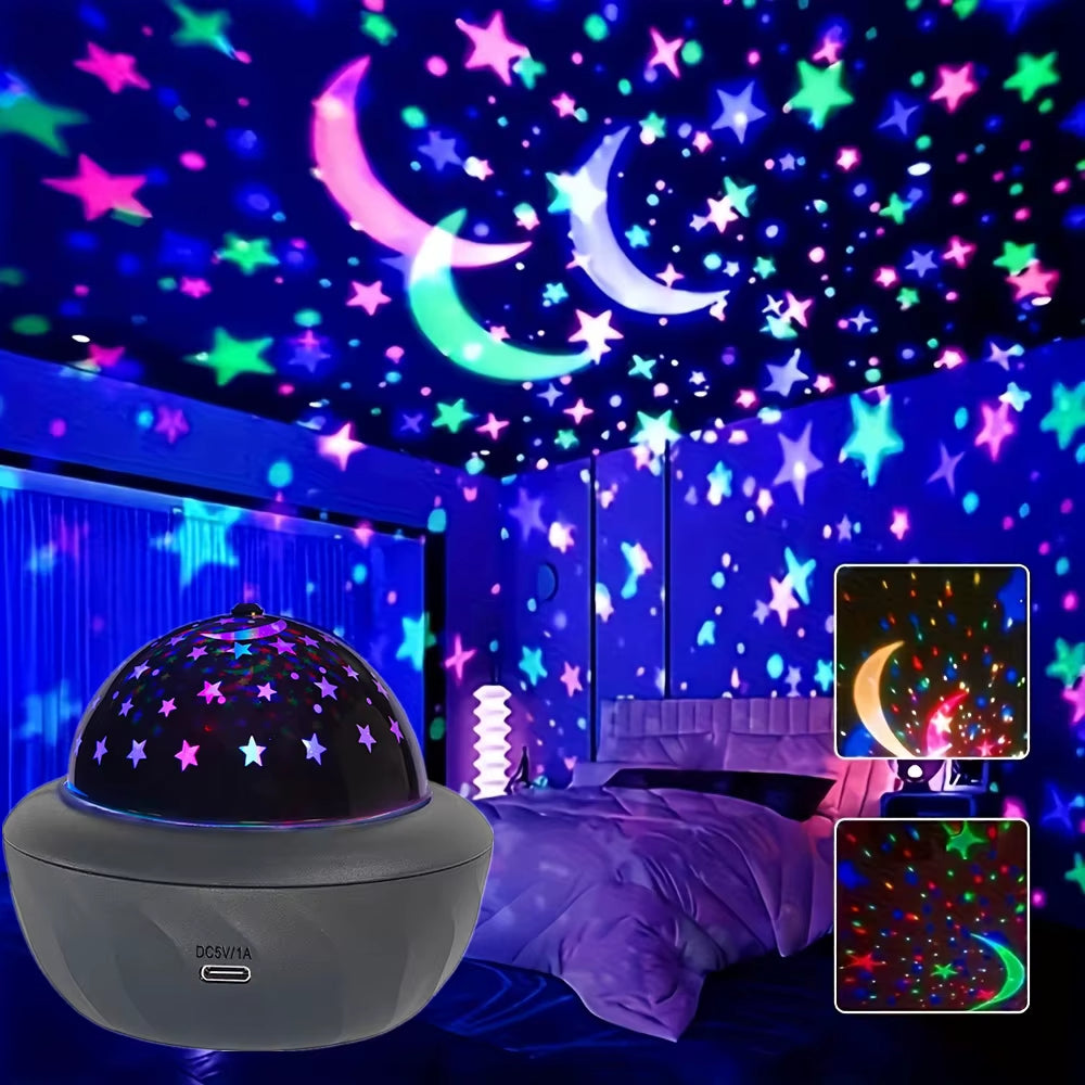 USB Starry Night Sky Projector Lamp | Auto Rotating