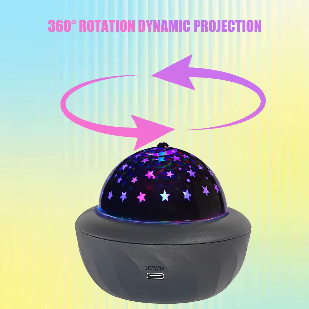 USB Starry Night Sky Projector Lamp | Auto Rotating