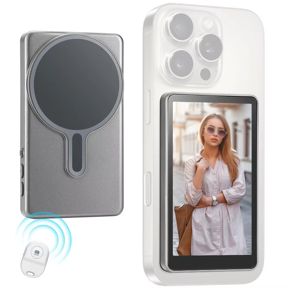 Magnetic Magsafe Leaplight Phone Monitor for Selfie Vlog, Video, Live